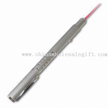 Multifunksjon penn/Laser pekeren blyant med fire L736 knappen celler