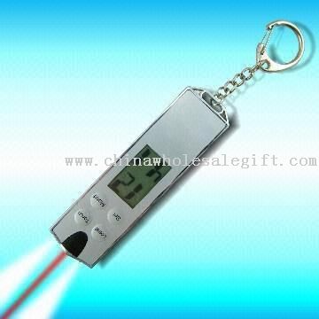 Pointer Laser triplu-funcţie şi LED Keychain