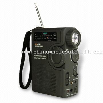 Dinamo Radio dengan tiga cara Power Supply