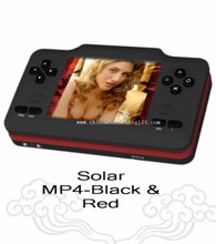 Cargador solar mp4 player para cualquier teléfono móvil y reproductor de mp4 images