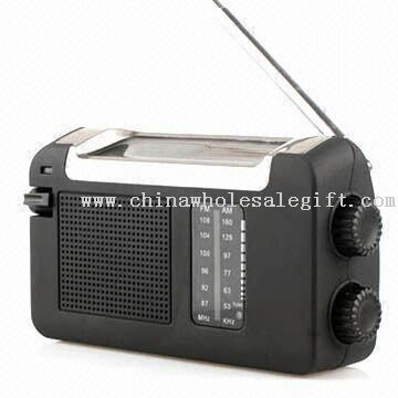 Solar and Hand Powered Radio with FM/AM Function