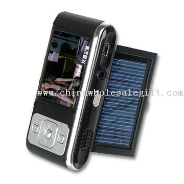 Solar MP4 Media Player or Flash Portable Media Player with TFT Display and FM Radio