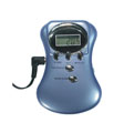 Alat pengukur langkah dengan FM auto scan radio & earphone, tampilan waktu