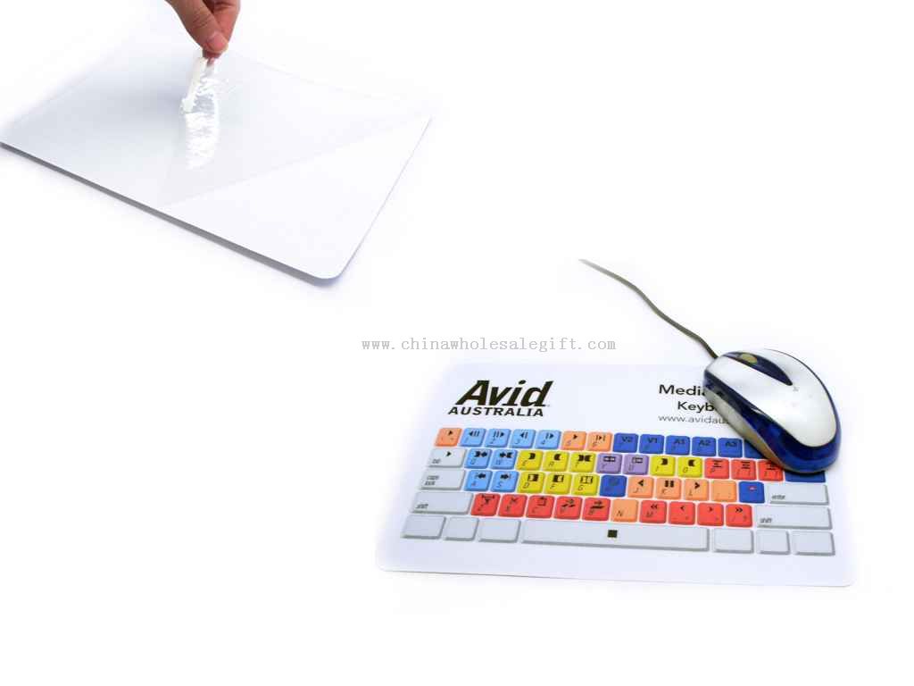 Mouse pad with the keyboard design look special