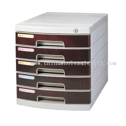5-Layers file cabinet with lock and empaistic cortex veins