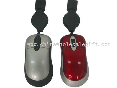 Portable Maus mit ausziehbarem Kabel