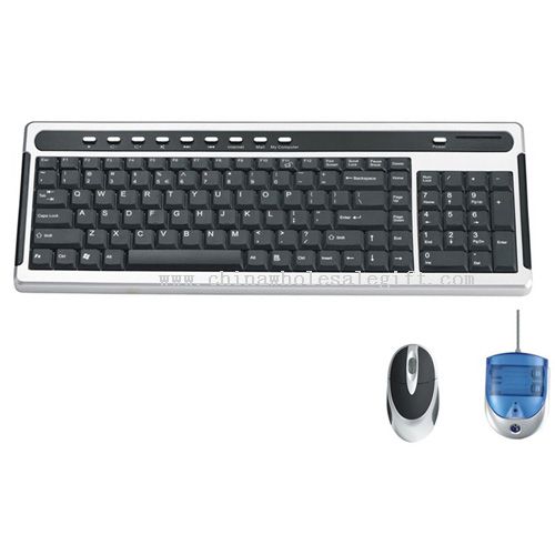 Wireless keyboard and mouse combo