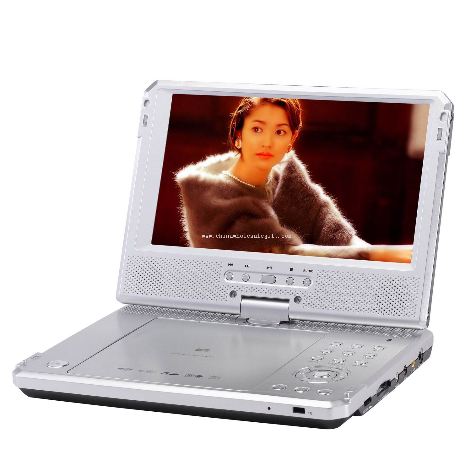 8.5 inch Portable DVD Player Build In TV Tuner cu cititor de Card USB Port 1/3