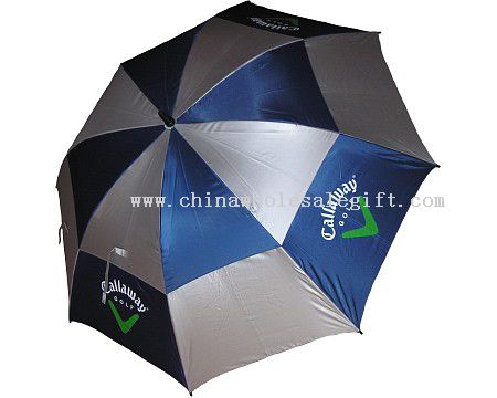 kaksikerroksinen golf-sateenvarjo