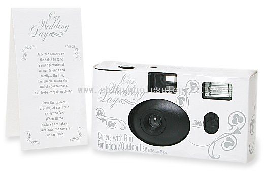 Single Use Wedding-Kamera mit Blitzlicht