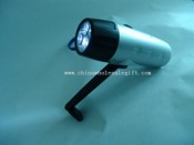 Hand crank LED Flashlight images