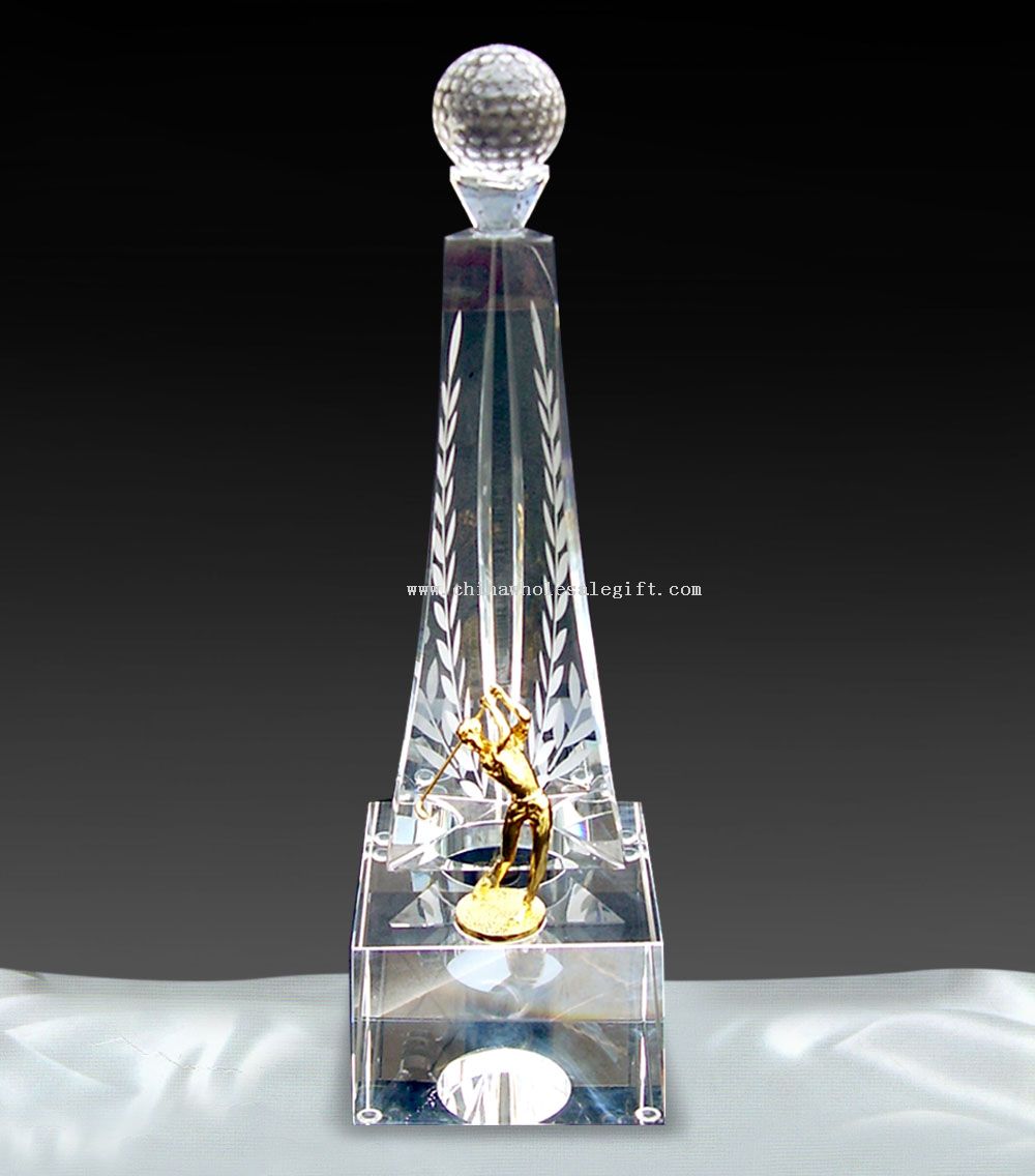 Crystal Award Trophy