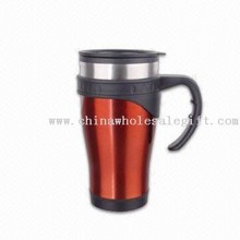 16oz Travel Mug with Outer Plastic Lining images