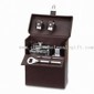 Portable Bar Set in Imitation Leather Case small picture