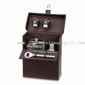 Portable Bar in Imitation Leather Case Set small picture