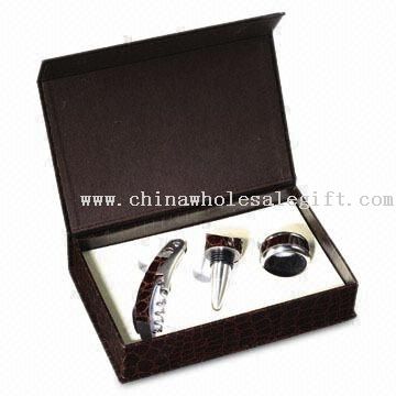 Wrapping Bar Set in Crocodile Gift Box