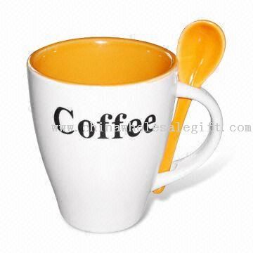 Ceramice ceaşcă de cafea cu Logo de imprimare se coace
