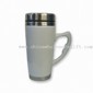 16oz Ceramic Travel Mug with Stainless Steel Inner and Lid small picture