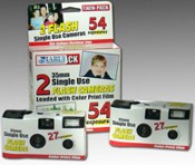 2 x 35mm flash single use camera in one pack images