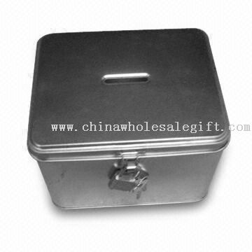 Coin Bank with Hinge and Small Lock