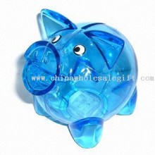 Gennemsigtig PS Piggy mønt Bank images