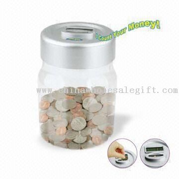 Money Box for Coin with LCD Display