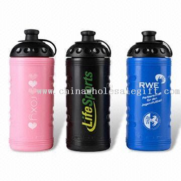 Sports Bottle with Capacity of 600mL and Silkscreen Printing Logo