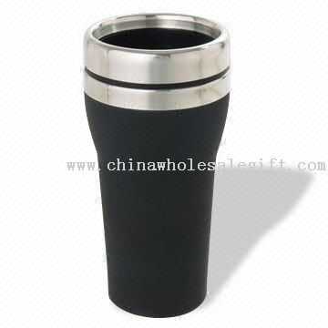 Stainless Steel Travel Mug with Rubber Coating