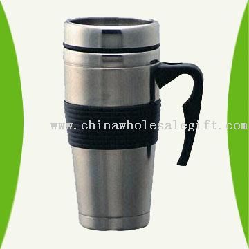 Vacuum Travel Mug with Stainless Steel Body and Lid