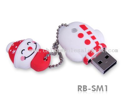 Christmas Rubber USB Flash Drive