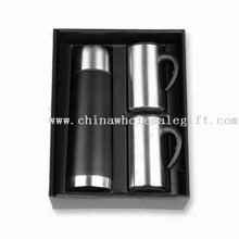 Cadeaux Flask Set avec 2 pièces 11 oz double paroi S / S Tasse images