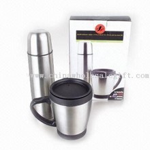 Hochwertige Geschenk mit 500ml Isolierkanne und 16-Unzen-Reise-Becher Set images