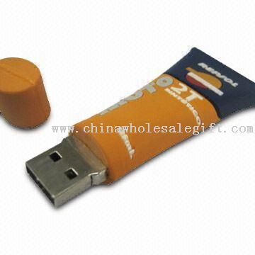 Měkké PVC/silikonové USB Flash disk
