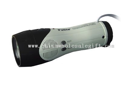 LED RECHARGEABLE TORCH WITH RADIO