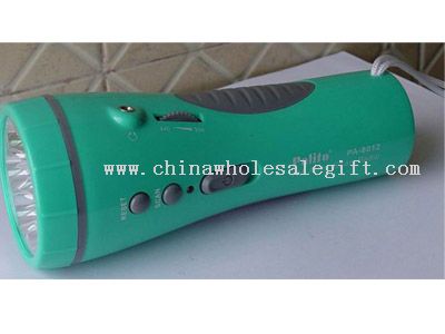 LED TORCH WITH FM RADIO