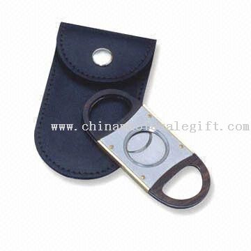 Cigar Cutter con mate ABS dedo carcasa y el tamaño de 9 cm