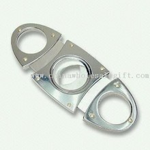 Stainless Steel Cigar Cutter with Glossy Finish images