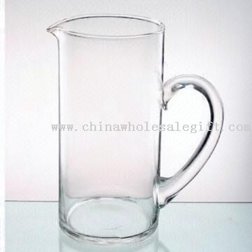 1.5 Liter Glass Pitcher Made of Handblown Glass