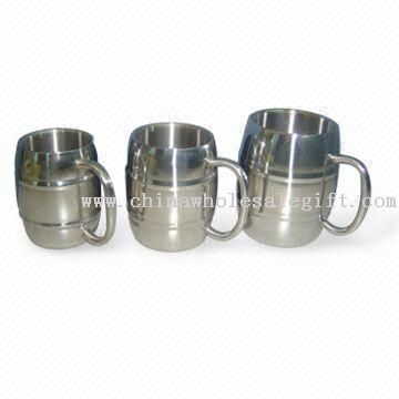 Double-wall Beer Mugs with 8, 12 and 16oz