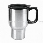 Tasse à double paroi inox Steel Car avec une capacité de 16 onces images