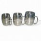 Double-wall Beer Mugs with 8, 12 and 16oz small picture