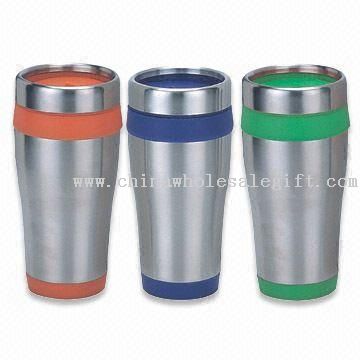 Stainless Steel Travel Mug with Capacity of 460mL