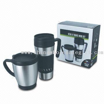Travel Mug Set, Available in Various Designs and Sizes