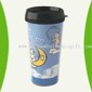 Plastic Mug with Clear Cases and Inserted Printed Paper small picture