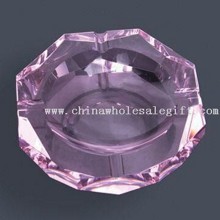 Crystal Purple Ashtray with Diamond-edged images
