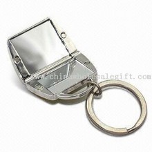Portes-clés en forme de sac avec miroir compact images