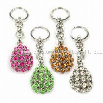 Keychains, Decorated with Czech Crystals