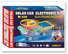 Солнечный автомобиль игрушки электронных блоков здания images