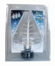 USB 7 color fiber Xmas tree images