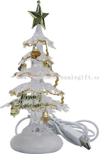 USB 7 COLOR CRYSTAL TREE AVEC BELL & BELT